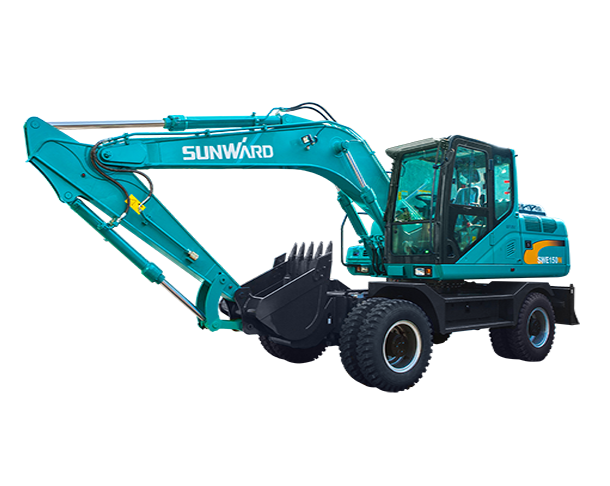 Escavatore medio SWE150W a trasmissione meccanica per scavo minerario