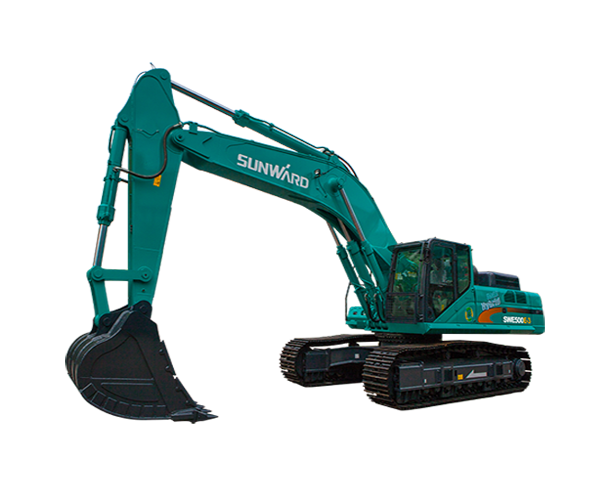 SWE500E-3H con l'azienda agricola a braccio lungo utilizza un grande escavatore